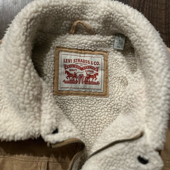Levi's Men's Brown Sherpa-Lined Jacket - Picture 2 of 3